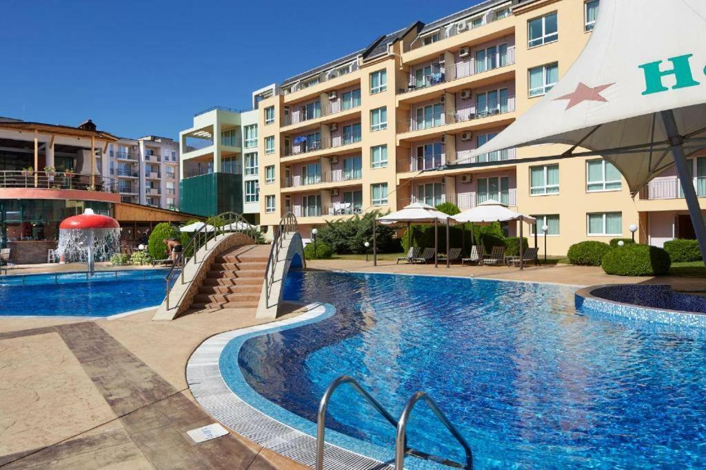 Pollo Resort, Summer Wind Apartaments Sunny Beach Buitenkant foto